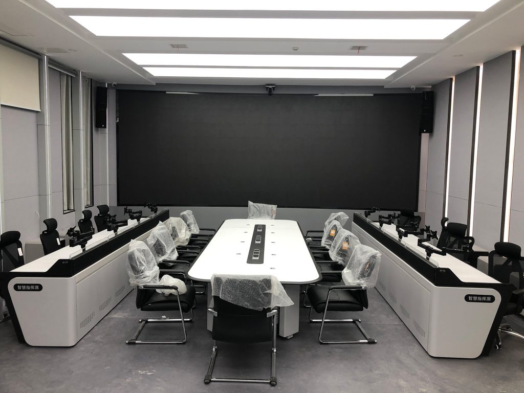 四川某公安局指挥中心项目|公安调度控制台+会商研判桌一体化定制解决方案 9 1 2 2